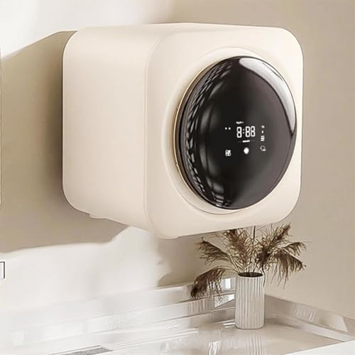 Generic Secadora de 3,5 L con ventilación, mini secadora compacta con bañera de acero inoxidable para apartamentos y espacios pequeños, máquina automática de lavandería de 170 W