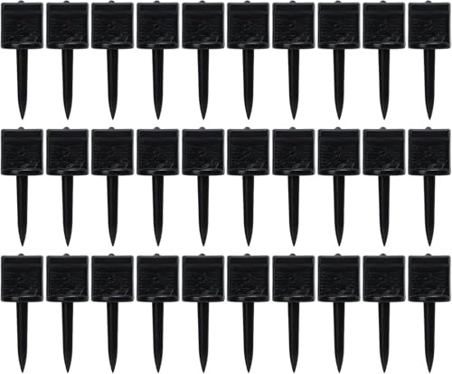 30 Stück Bogenschießen Zielnägel, Wiederverwendbare Nylon Zielscheibe Bogenschießen, Schwarz Zielscheibe Bogenschießen Papier Nadeln,Bogenschießen Zielscheibe für Schießtraining Wettkämpfe
