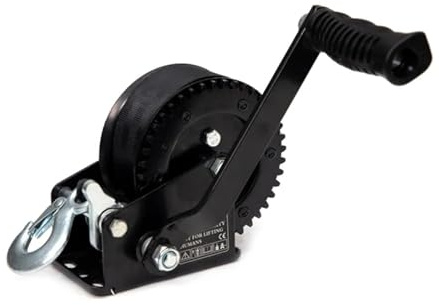 JHXHFJXZ Cabrestante Manual Expert, cabrestante pequeño de 500 kg, cabrestante Manual con Correa de cincha con Resistencia a la Rotura Tres Veces Mayor Controlar con precisión el Movimiento