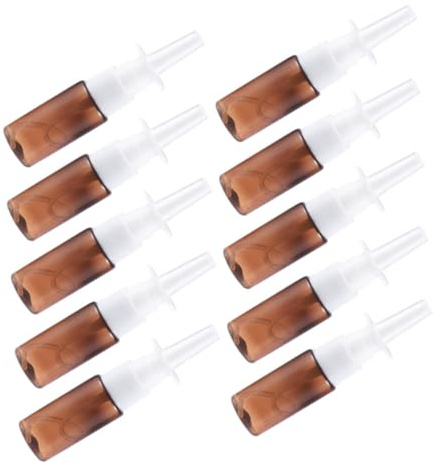 WOONEKY 10 piezas Botellas de Pulverizador Nasal Unidades Atomizadores Plásticos Reutilizables para Aplicación Precisa Cara y Limpieza Nasal Diseño Compacto y Fácil