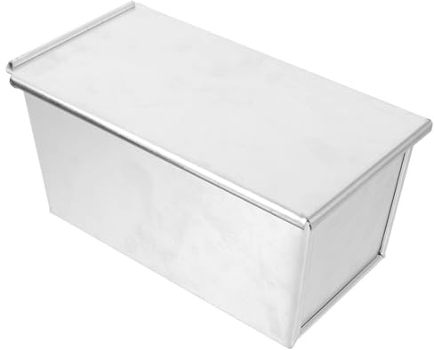 BESPORTBLE Molde para Pan Tostado Tapa, Aluminio Antiadherente para Hornear Pan en Horno Doméstico, Utensilio Resistente para Uso en Panadería y Cocina