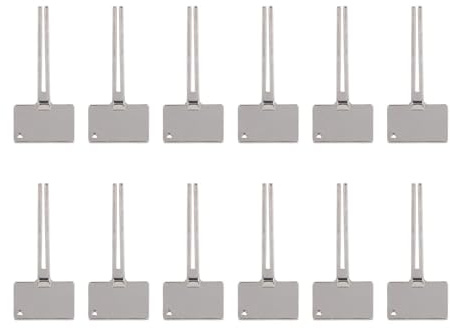Lot de 12 Presse-clés en Acier Inoxydable pour Dentifrice, Rouleaux ergonomiques et Robustes en métal.