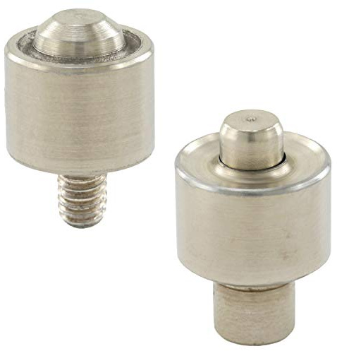 GETMORE Parts Werkzeug für Ösen, Ösenwerkzeug, Presswerkzeug, zweiteilig, für Ösenpresse, Handpresse, Hebelpresse, Nietpresse - für Metallösen, 6 mm