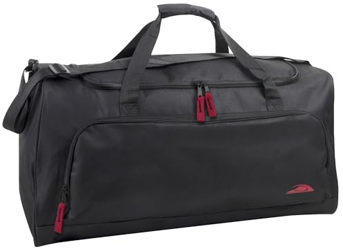 55 Litre Canvas Duffle Bags for Men & Women for Traveling, The Gym, and as Sports Equipment Bag/Organizer (Grey)