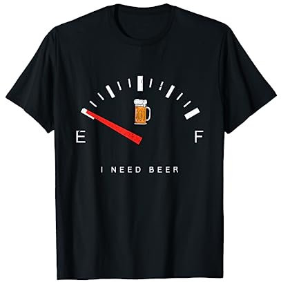 Fête De La Bière Compteur De Vitesse J'Ai Besoin D'Une Bière T-Shirt