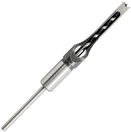 HSS Vierkantmeißel, Vierkantlochbohrer 6,4mm-12mm / Spiralbohrer 6-30mm, Stemmmeißel Tischlerwerkzeug Holzbearbeitung