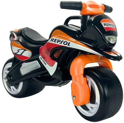 Laufrad Tundra Repsol für Kinder ab 18 Monaten bis 3 Jahre sportliches Design breite Räder ergonomischer Griff langlebige Dekoration stabiles Spielzeug
