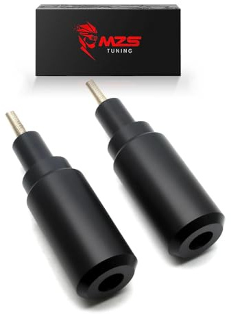 MZS Motorcycle Frame Sliders, Falling Crash Protector Guards No Cut Kits Black Compatible with Z900 2017-2025 / Z900SE 2022-2025 / Z900RS 2018-2025