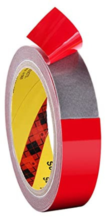 3M VHB Ruban Adhésif Double Face Extra Fort, Scotch Double Face Epais Extra Fort, Double Face 3m Fin Extra Fort Voiture, Adhésif Puissant de Montage, Résistance aux Hautes Températures, 15mm*3m