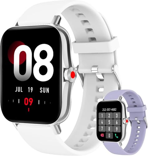 Colesma Smartwatch Klockor Svara/Ringa Samtal, 1.69 HD Smart Fitness Watch Kvinna med Stor Skärm, Hjärtfrekvens/Blodtryck/SpO2/Fitness Tracker för Android iOS