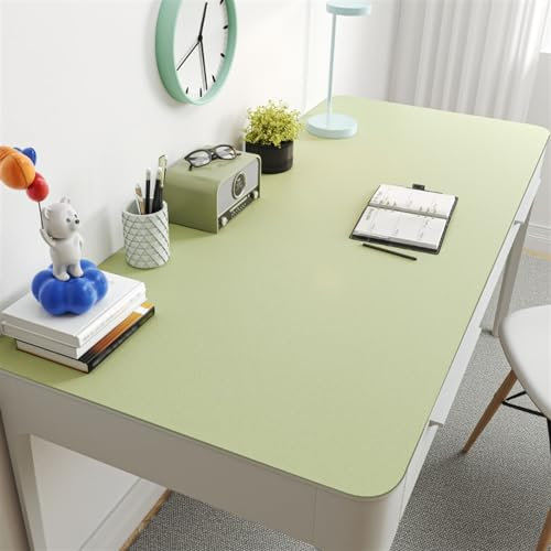 Icegrey Verdickte Schreibtischunterlage für Schule Studenten Schreibtischunterlage Schreibunterlage Schreibtischschutz Grün 50x120cm
