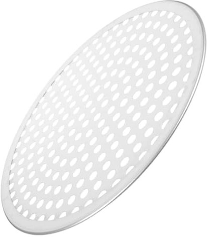 ABOOFAN Teglia Per Pizza Rotonda in Lega Di Alluminio Per Cottura Uniforme Riutilizzabile Resistente Al Calore Facile Da Pulire Per Uso Domestico