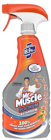 Mr Muscle Platinum Badauslöser 500 ml: kraftvolle Reinigung für ein funkelndes Badezimmer