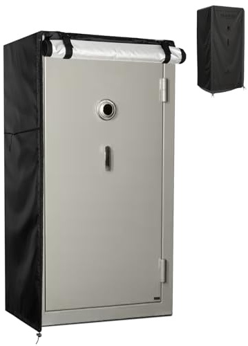 Loenel Gun Safe Cover, Waterproof Gun Cabinet Cover for The Gun Safe of Domestic Rifles And Pistols, Dustproof Rifle Safe Cover Keep Them Concealed from Sight (60 H x 30 W x 25 D)