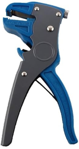 Quick Strip Wire Stripper,2 in 1 Adjustable Automatic Wire Stripper and Cutter, Multi Functional Wire Stripper Crimper Cable Cutter Pliers, Cable Stripper Tool for Cable Wire Repair (Blue)