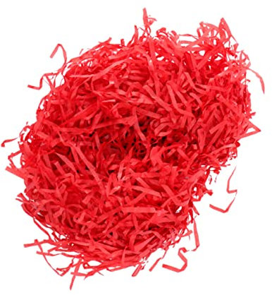 HOMOCONO Box Dekorative Plissee Füllstoffe 1pc Rot 500g Papier Für Verpackung Süßigkeiten Lücken