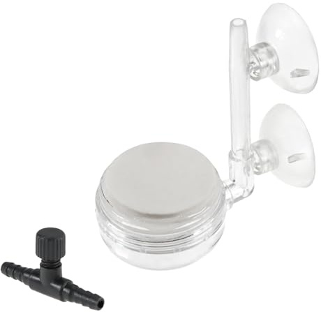 Aquarium Nano Air Stone Fish Tank Ultra Silent Nano Bubble Stone Silent Diffuser for Dissolved Oxygen, Used in Aquariums Fish Tank and Hydroponic Pumps (KX35)