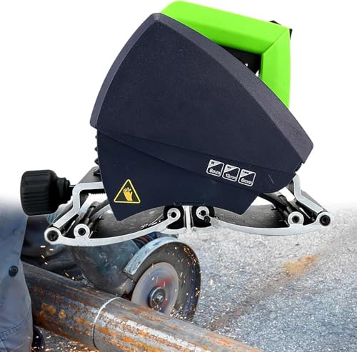Dfdieratve Macchina Tagliatubi, Piccola Macchina Tagliatubi Portatile Portatile, velocità e Diametri Regolabili, Macchina Tagliatubi Elettrica da 3200 Giri/Min per Tubi in Plastica e Metallo,220mm