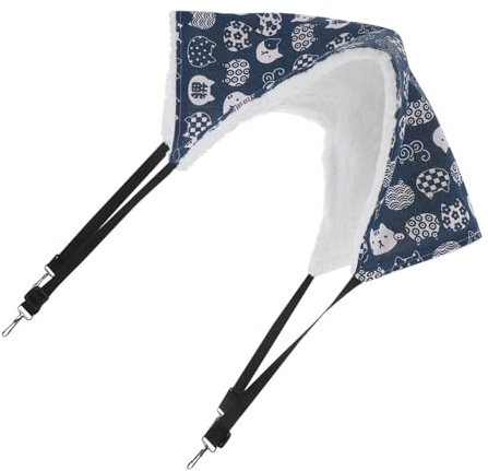 Mikikit Cama Hamaca Colgante para Gatos Calefactor para Invierno Accesorio De Interior para Jaulas Pared o Ventana Cálido y Cómodo para Gatitos
