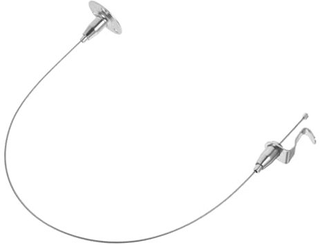 Abaodam Stainless Steel Adjustable Picture Hanger Wire Rope with Hooks Display for Photos Signs Artwork for Home Gallery Use