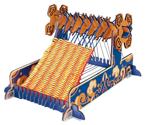 Generico Kit de tejido para niños, juego creativo con marco para niñas, juguetes educativos para motricidad fina, materiales artísticos para decoración del hogar, proyectos escolares, bufandas