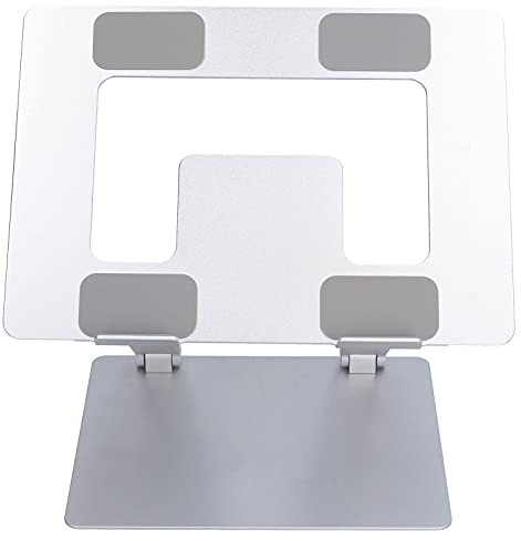WIHFHGZ Laptop Stand Aluminiumlegierung, Laptop Organizer Ständer Silber Für 18 Zoll Notebook - Wärmeableiter Design, Ergonomisch hochgestellt, Stabil Für Büro Und Zuhause