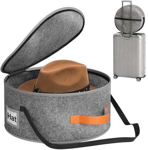 Almacenamiento De Sombreros Bolsa Portátil Con Cremallera