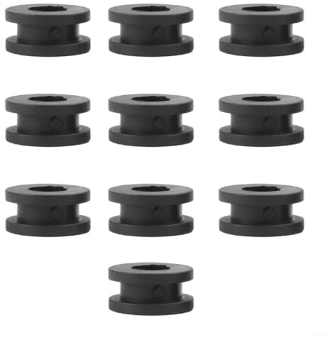 Lot de 10 douilles en caoutchouc - Accessoires de moto - Pour Honda CBR GSXR YZF - Coussin de décharge de pression - Kit de vis pour réparation de carénage latéral