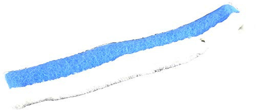 Lewi Einwaschbezug Pad Strip Druckknopf 45 cm Fensterwischer Profi Einwascher Fensterputzer für Glas Spiegel Fenster