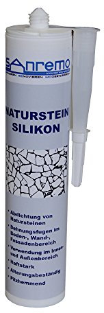 6x 310ml SANREMO NATURSTEINSILIKON nach RAL-CLASSIC® Farbtöne ca. RAL 7039