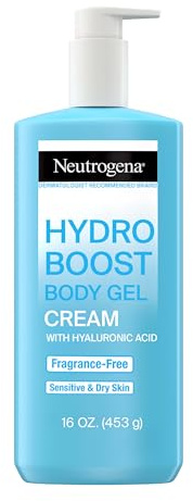 Neutrogena Hydro Boost Fragrance-free Hydrating Body Gel Cream, 16 Ounce