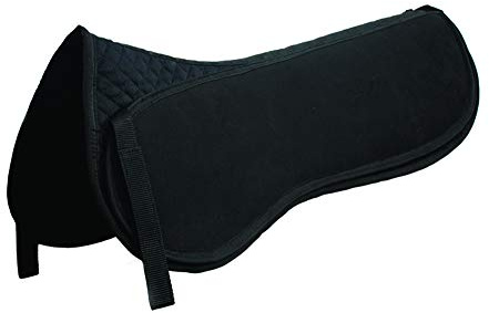 Rhinegold 0 Elite Interchangeable Saddle Pad-Cob-Black Riser Schabracke, Schwarz