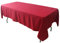 KaitatsuSen Rechteckige Tischdecke aus Polyesterstoff, Rot, 150x300cm