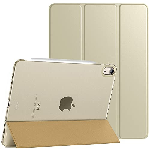TiMOVO Coque pour iPad Air 11 M4/M3/M2, Air 5e/4e Gén - Lumière Étoilée | Légère Housse, Arrière Translucide en PC, Réveil/Sommeil Auto