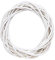 Hilai Couronne Artificielle Blanche, Guirlande en Osier Décor, Bague de Vigne en Rotin de Noël, Cerceau Floral, Cadre 30cm, Multiples Occasions