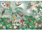 Novart Papier peint intissé Mural Fleurs Moderne Toison Salon Chambre à Coucherr Salle - Tableaux Muraux Tapisserie Photo - Prairie fleurie Oiseaux N9127010a