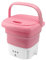 Focket Lave-Linge Portable, Mini Lave-Linge Pliable Mini Lave-Linge pour vêtements de bébé, sous-vêtements, Petits Articles, Appartement, blanchisserie, Camping, Camping-Car, Voyage (Rose)