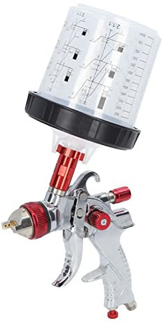 gernie HVLP Spray Gun Set, Automotive Paint Spray Paint Gun with 3 Nozzles 1.4mm 1.7mm 2 Mm Automotive Air Paint Sprayer Gun Kit for Car Primer, Furniture Surface Spraying, Wall Painting
