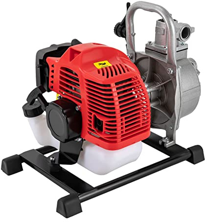 Bomba de Agua Doméstica Sumergible para Agua Sucia - Portátil con Motor de Gasolina, Autocebante para Riego