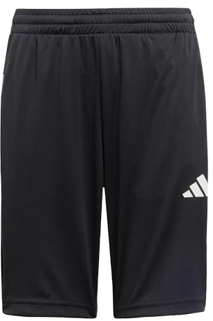 adidas Unisex Kids Train Essentials 3-Stripes Short, Black/White, 11-12 Years