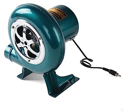 AUBEST Zentrifugaler Luftbeweger, Elektrischer Verbrennungsgebläse for Grill, Schmelzofen, Feuer, 100 W, for Familienkantine, kleinen Kessel