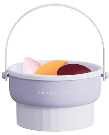 usefulbeauty Herramienta de limpieza de pinceles cosméticos, soporte de secado de pinceles de maquillaje - Alfombra limpiadora de pinceles cosméticos - Organizador de herramientas de limpieza de