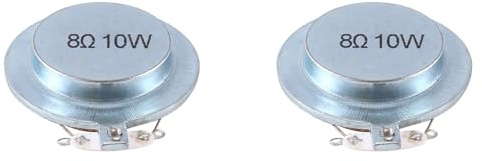 Qupdjxukis 2X Altoparlanti Audio Altoparlante Un Vibrazione Piana da 44 mm Altoparlante Un Risonanza 10 W 8 Ohm DIY per Home Theater