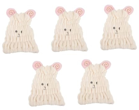ADOCARN 5stücke Haarturban Für Schnelles Trocknen Tiermotiv Mikrofaser Handtuch Für Damen Super Saugfähig Und Komfortabel Für Dem Duschen Oder Baden