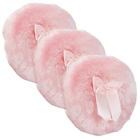 UPKOCH 3stücke Puderquaste Wiederverwendbar für Babypuder und Puder Auftragen gegen Hitzepickel bei Kindern Schlichtes Kosmetikquaste für Hause und Salon als Ergänzung