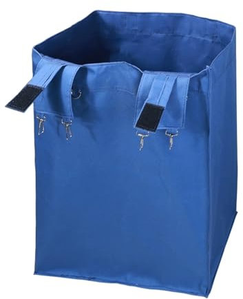 GBPLDMAQ Bolsa para Carro de Limpieza Tela Oxford Impermeable y a Prueba de Polvo, Bolsa para Carro para Ropa Diseño de Hebilla de Metal Diseño de Tira Adhesiva y Gran Capacidad Simple