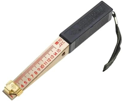 ZKLGS Spessimetro Calibro a corsoio di precisione a Forma di Cuneo Calibro a corsoio Strumento di misurazione della planarità(Accuracy 0.2mm And t)
