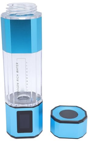SENECESLI Jarra de Agua de Hidrógeno, Generador de Hidrógeno 5v Modo de Remanso Automático Portátil para Uso Diario (BLUE)