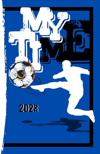 MY TIME - Kalender 2025/2026, FUSSBALL Bestseller Cover, coole Graffiti & geometrische Ausmalbilder für KREATIVITÄT, FOKUS & BALANCE, 18-Monate, ... / MÄNNER motivations Journal mentale STÄRKE