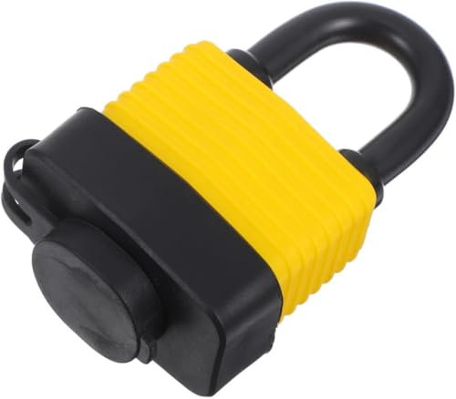 Dunnet Tools Lucchetto lungo e resistente, per esterni, resistente alle intemperie, con chiavi, 40 mm, impermeabile, per palestra, capannoni, cancelli in metallo, capannoni